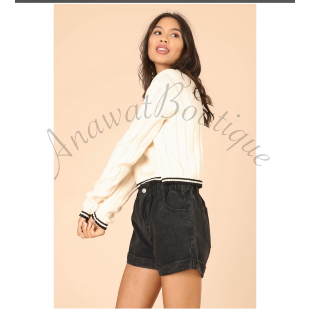 Lyrica Varsity Knit Sweater - Picture 3 of 8